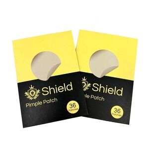 2 Pack Shield Pimple Patch 36 Count Acne Spot Treatment Hydrocolloid
